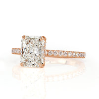 2.05ct Radiant Cut Diamond Engagement Ring