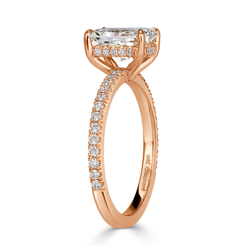 2.05ct Radiant Cut Diamond Engagement Ring
