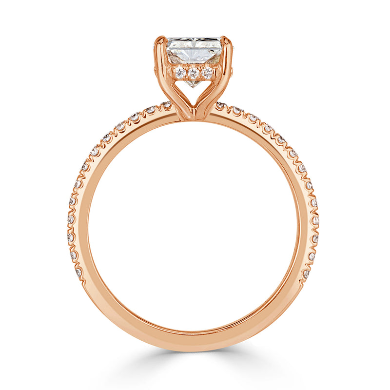 2.05ct Radiant Cut Diamond Engagement Ring