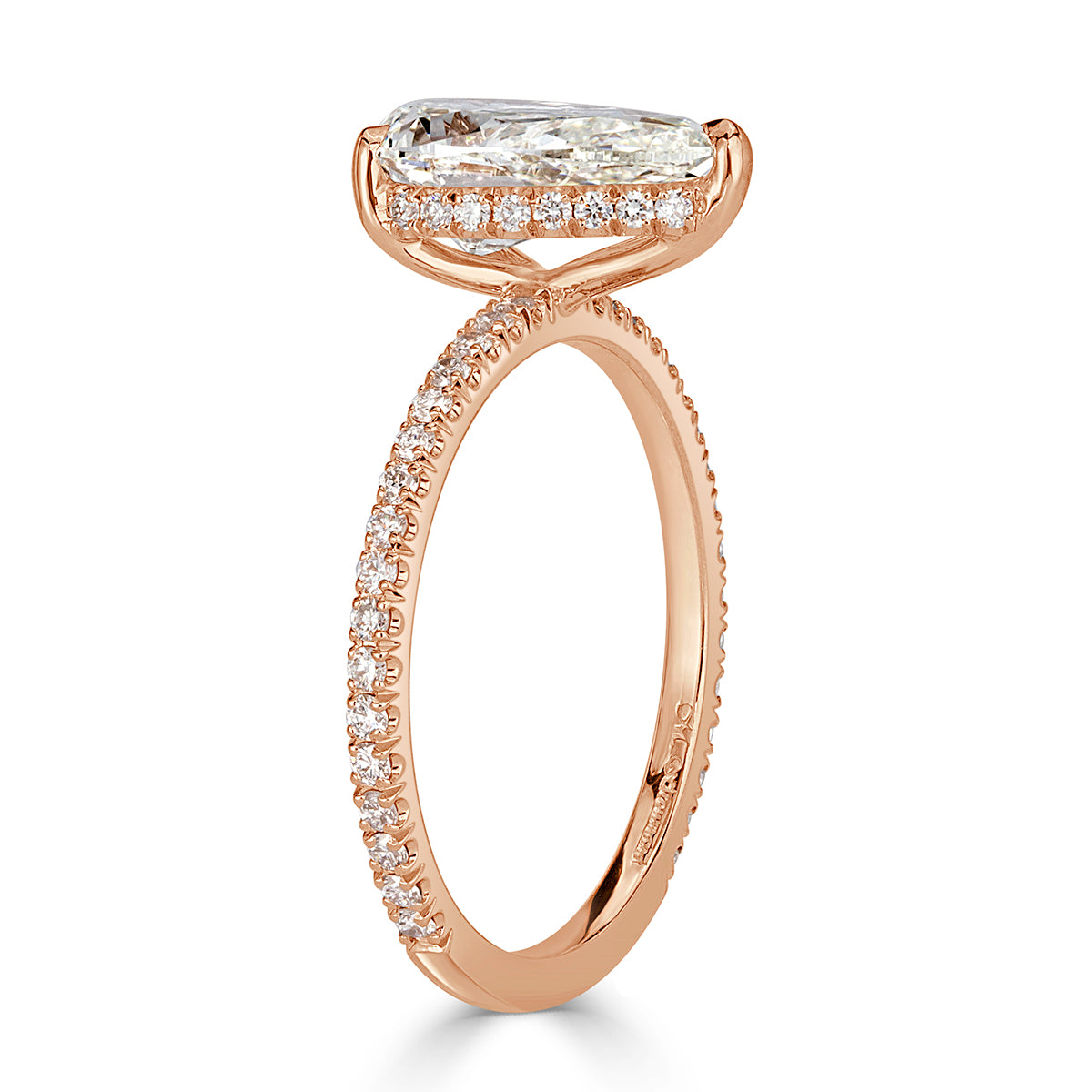 2.36ct Pear Shape Diamond Engagement Ring