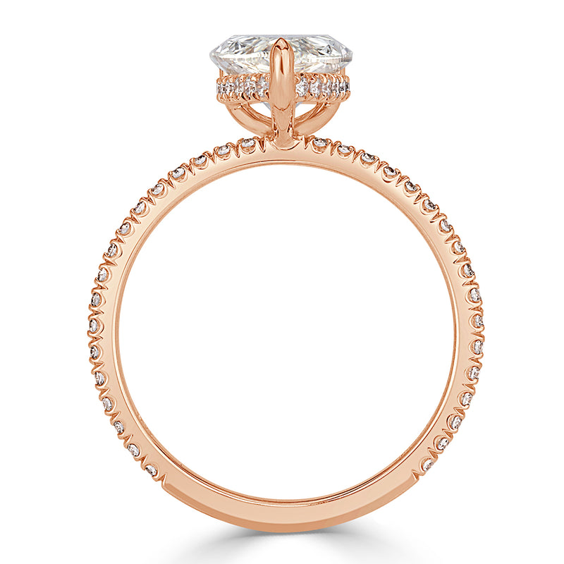 2.36ct Pear Shape Diamond Engagement Ring