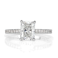 1.99ct Radiant Cut Diamond Engagement Ring
