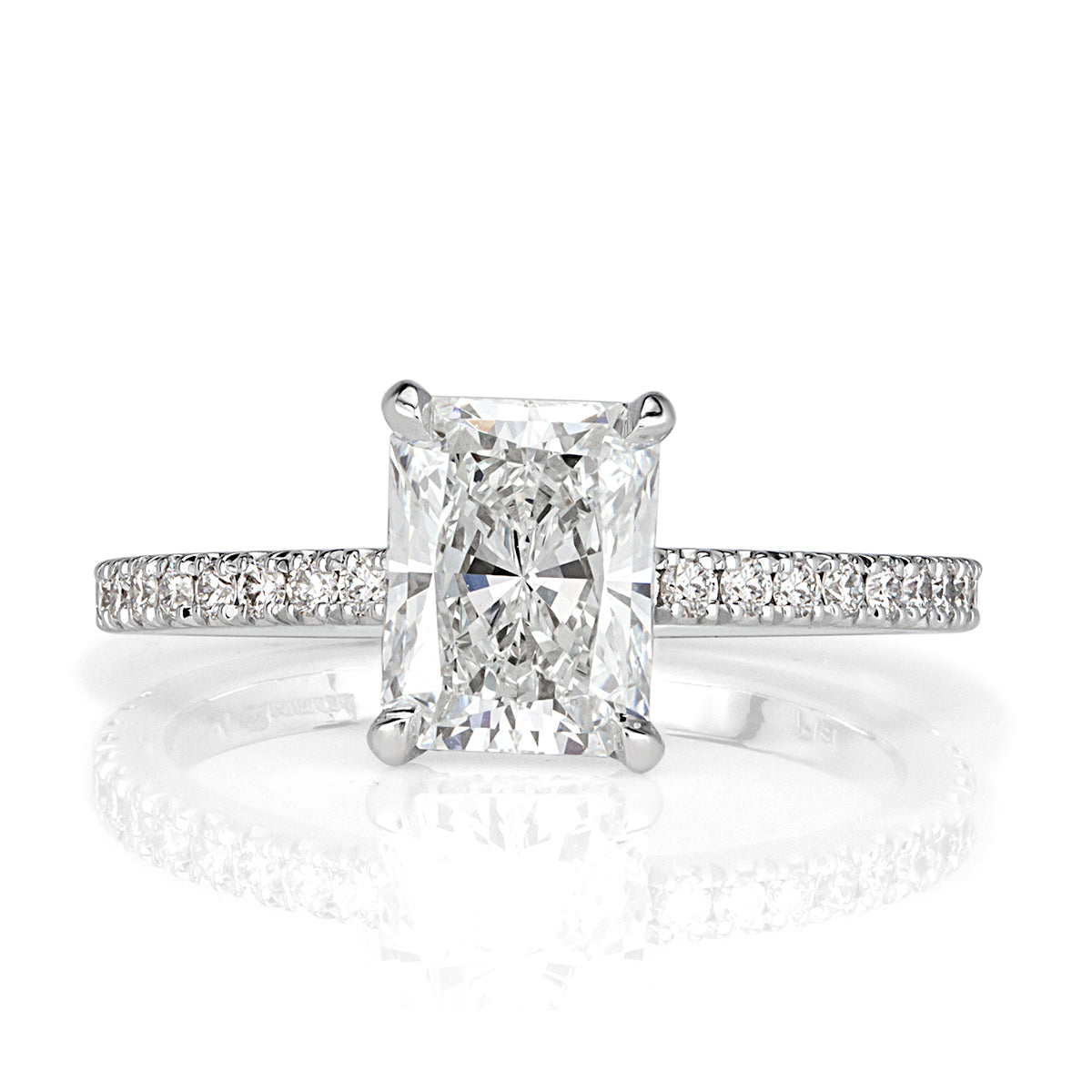 1.99ct Radiant Cut Diamond Engagement Ring