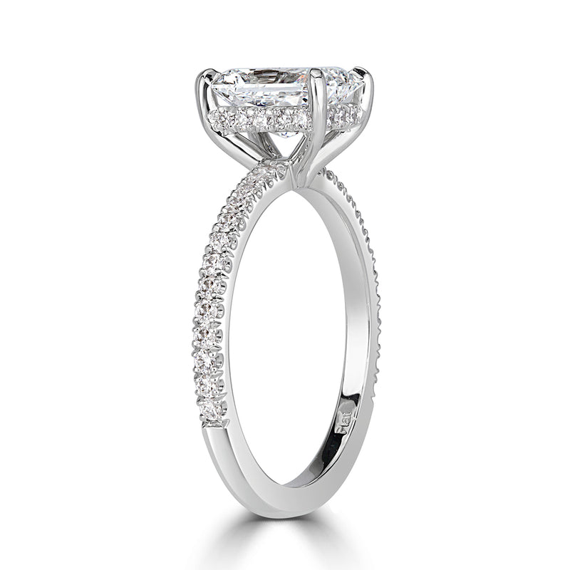 1.99ct Radiant Cut Diamond Engagement Ring