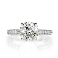 2.67ct Round Brilliant Cut Diamond Engagement Ring