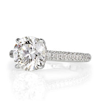 2.67ct Round Brilliant Cut Diamond Engagement Ring