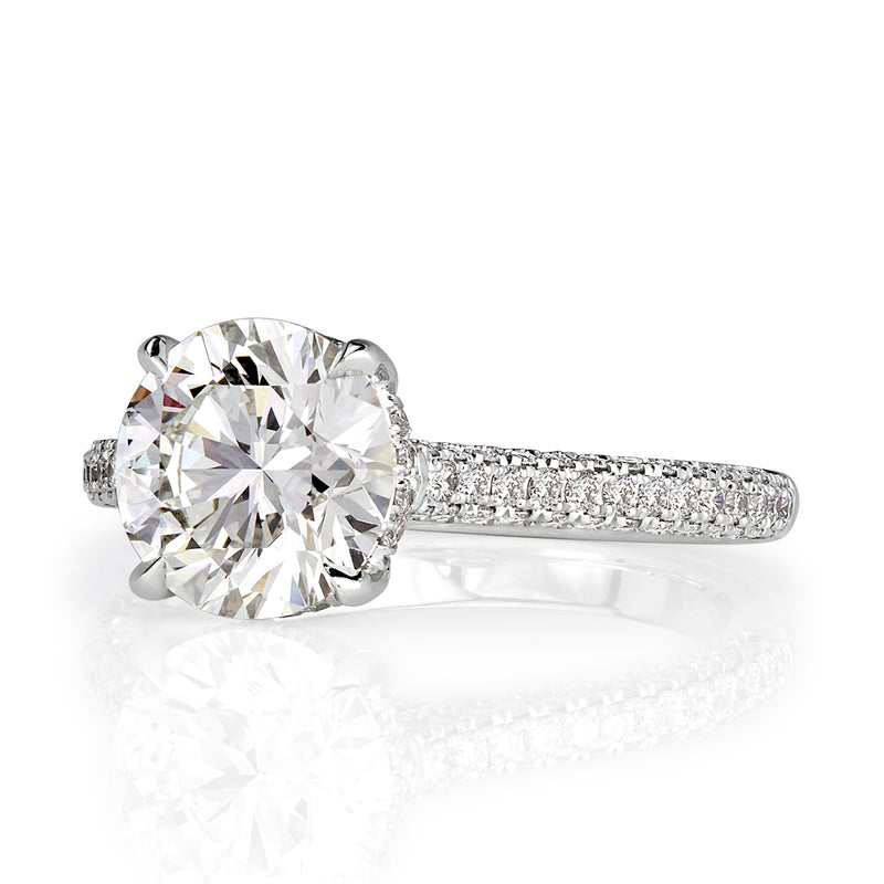 2.67ct Round Brilliant Cut Diamond Engagement Ring