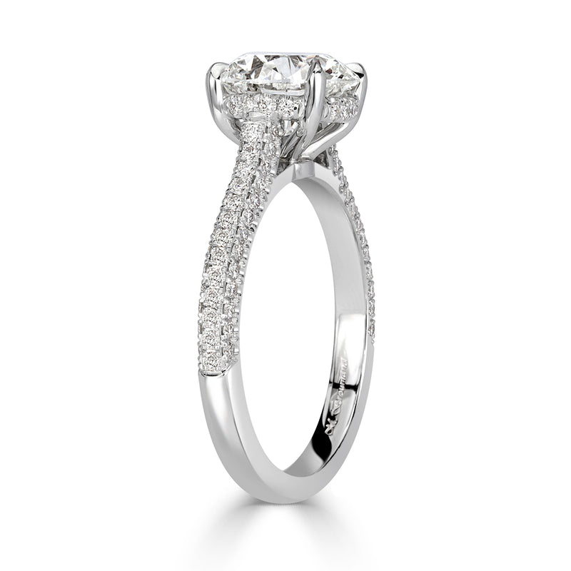2.67ct Round Brilliant Cut Diamond Engagement Ring