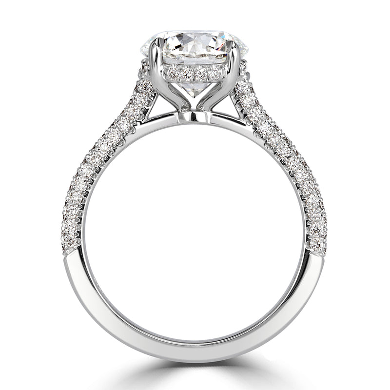 2.67ct Round Brilliant Cut Diamond Engagement Ring