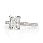 1.88ct Radiant Cut Diamond Engagement Ring