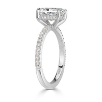 1.88ct Radiant Cut Diamond Engagement Ring