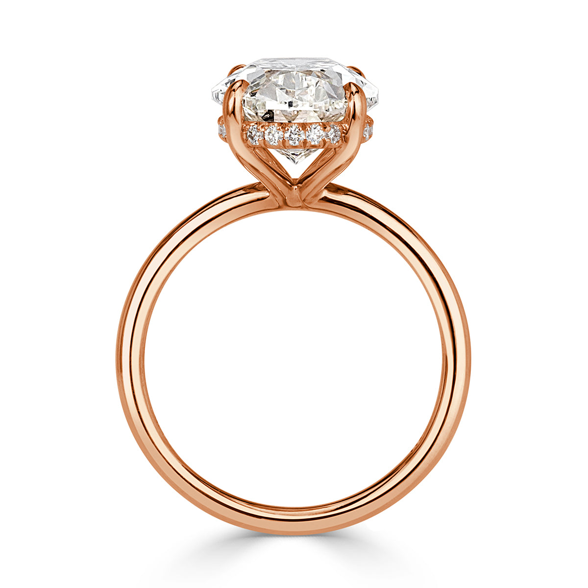 5.17ct Oval Cut Diamond Engagement Ring