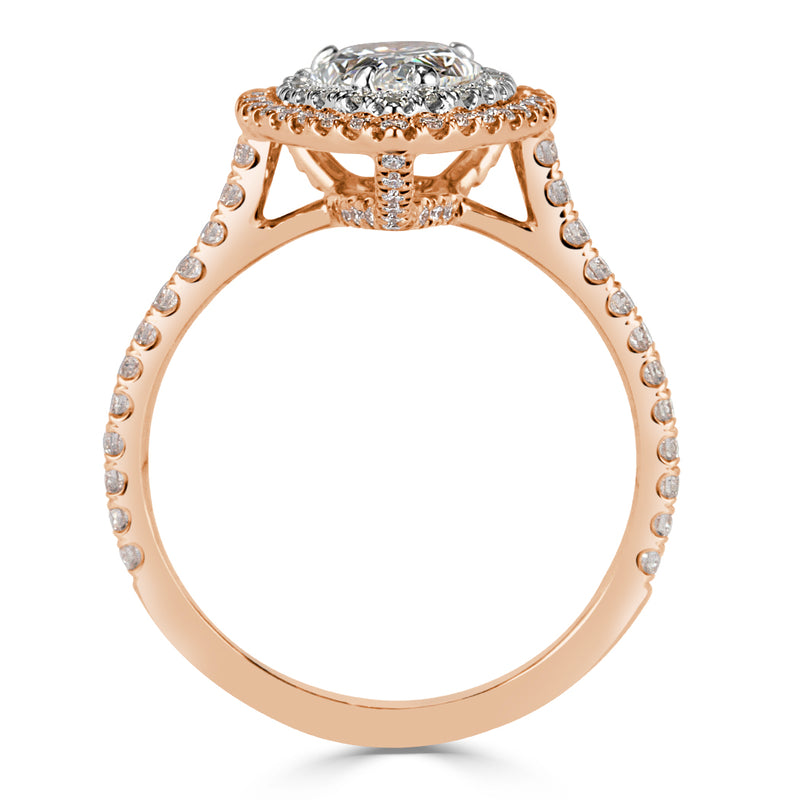 1.48ct Pear Shaped Diamond Engagement Ring