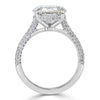 4.02ct Round Brilliant Cut Diamond Engagement Ring