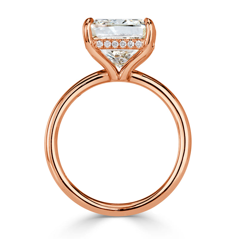 5.62ct Cushion Cut Diamond Engagement Ring