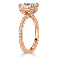 2.13ct Radiant Cut Diamond Engagement Ring