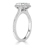 1.90ct Radiant Cut Diamond Engagement Ring
