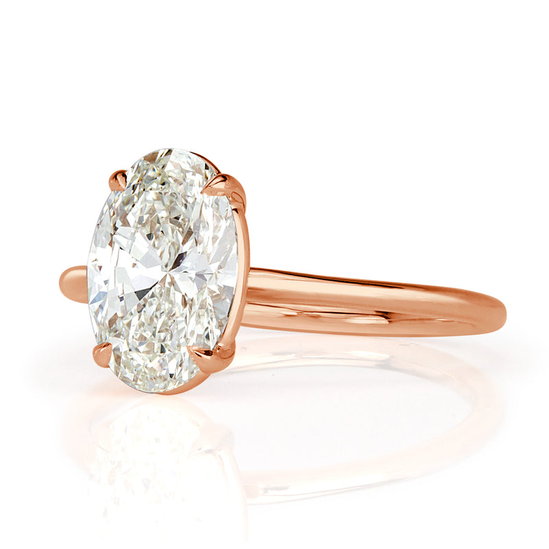 2.01ct Oval Cut Diamond Engagement Ring