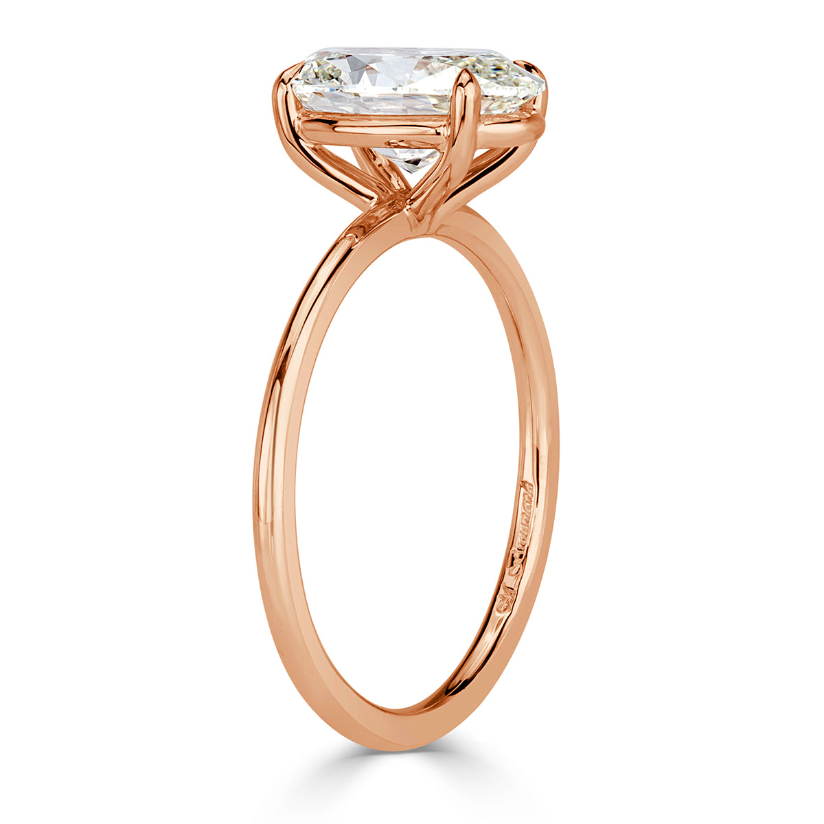 2.01ct Oval Cut Diamond Engagement Ring