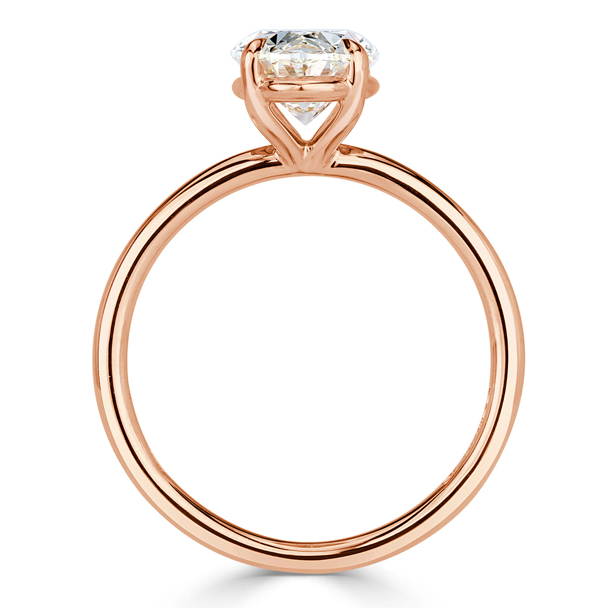 2.01ct Oval Cut Diamond Engagement Ring