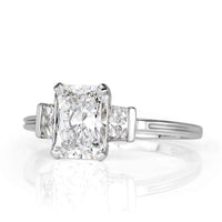 1.85ct Radiant Cut Diamond Engagement Ring