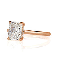 2.10ct Radiant Cut Diamond Engagement Ring