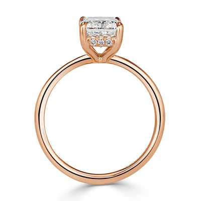 2.10ct Radiant Cut Diamond Engagement Ring