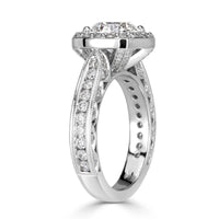 2.37ct Round Brilliant Cut Diamond Engagement Ring