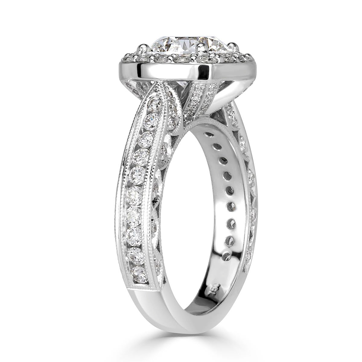 2.37ct Round Brilliant Cut Diamond Engagement Ring