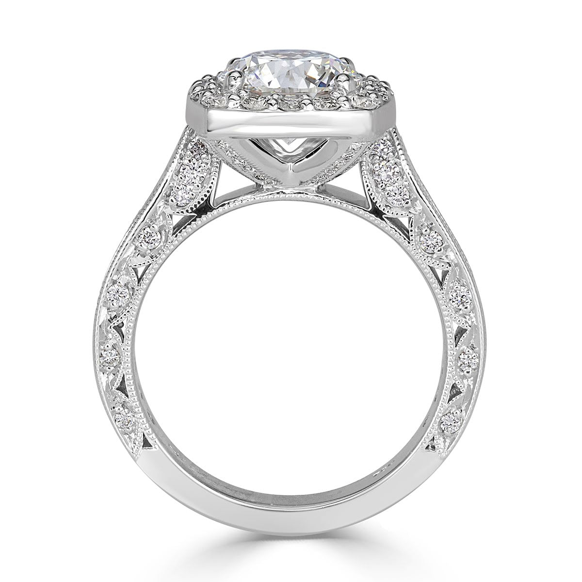 2.37ct Round Brilliant Cut Diamond Engagement Ring