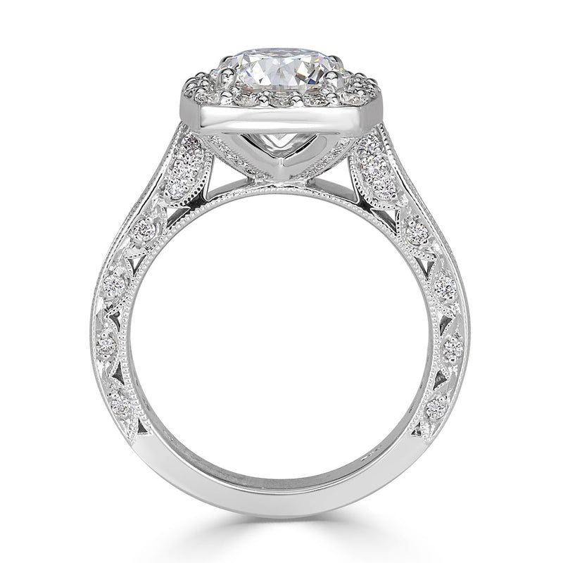 2.37ct Round Brilliant Cut Diamond Engagement Ring