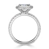 2.37ct Old Mine Cut Diamond Engagement Ring