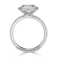2.37ct Old Mine Cut Diamond Engagement Ring