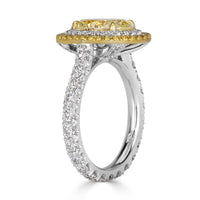 3.63ct Oval Cut Diamond Engagement Ring