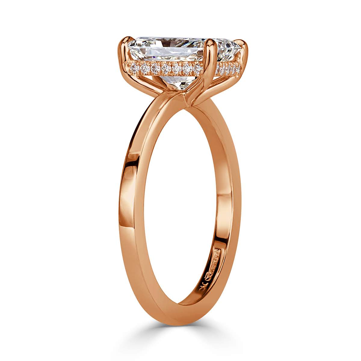 2.68ct Radiant Cut Diamond Engagement Ring