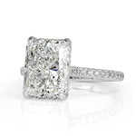 5.33ct Radiant Cut Diamond Engagement Ring