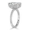 5.33ct Radiant Cut Diamond Engagement Ring