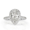 2.79ct Pear Shaped Diamond Engagement Ring