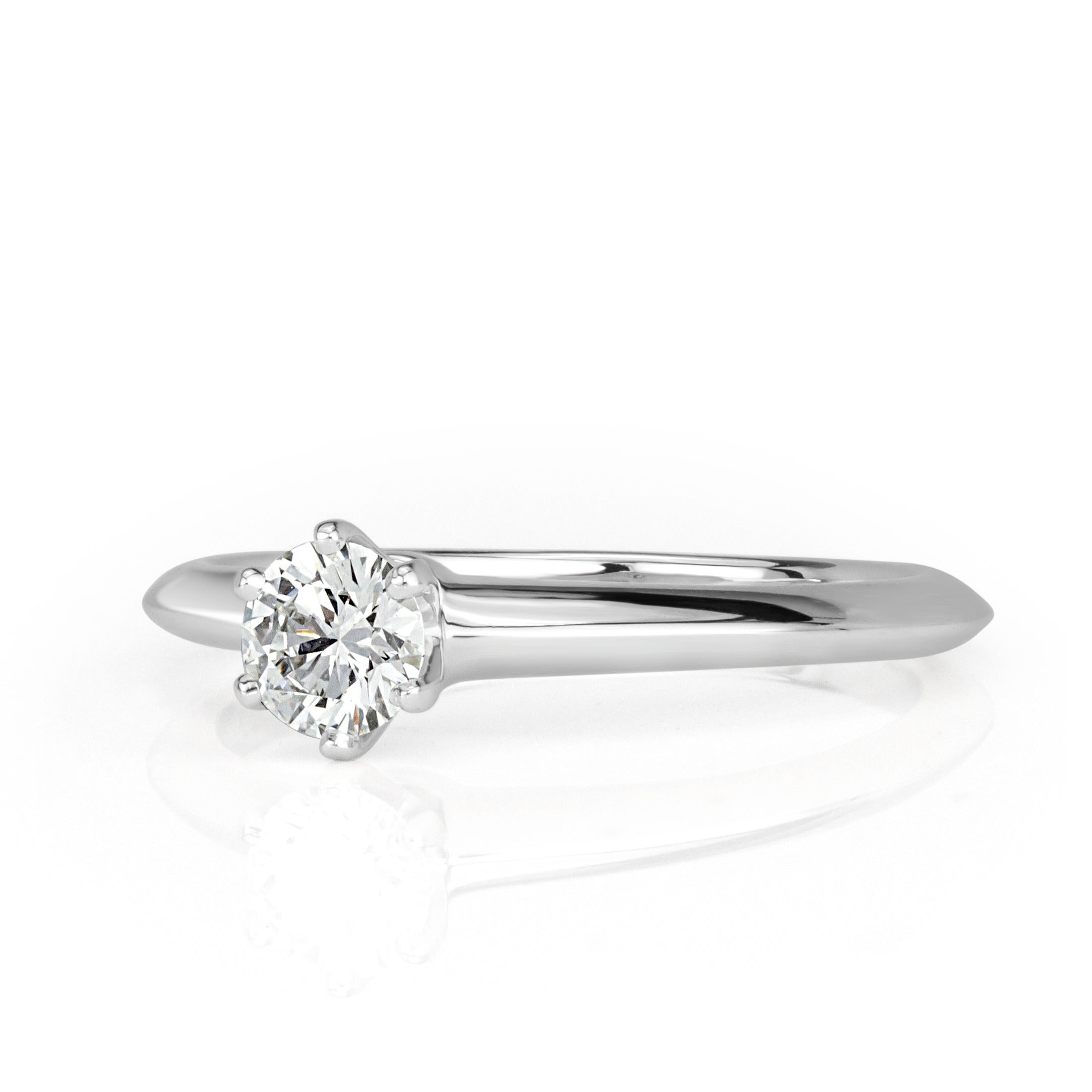 0.32ct Round Brilliant Cut Diamond Tiffany and Co Engagement Ring