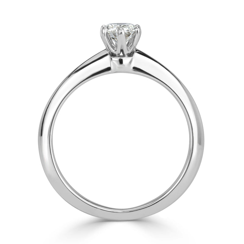 0.32ct Round Brilliant Cut Diamond Tiffany and Co Engagement Ring