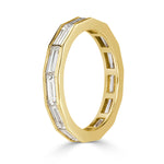 2.05ct Baguette Cut Diamond Eternity Band in 18k Yellow Gold
