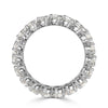 3.65ct Pear Shaped Diamond Eternity Band in 18k White Gold