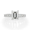3.57ct Emerald Cut Diamond Engagement Ring