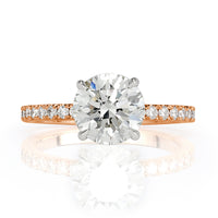 2.08ct Round Brilliant Cut Diamond Engagement Ring
