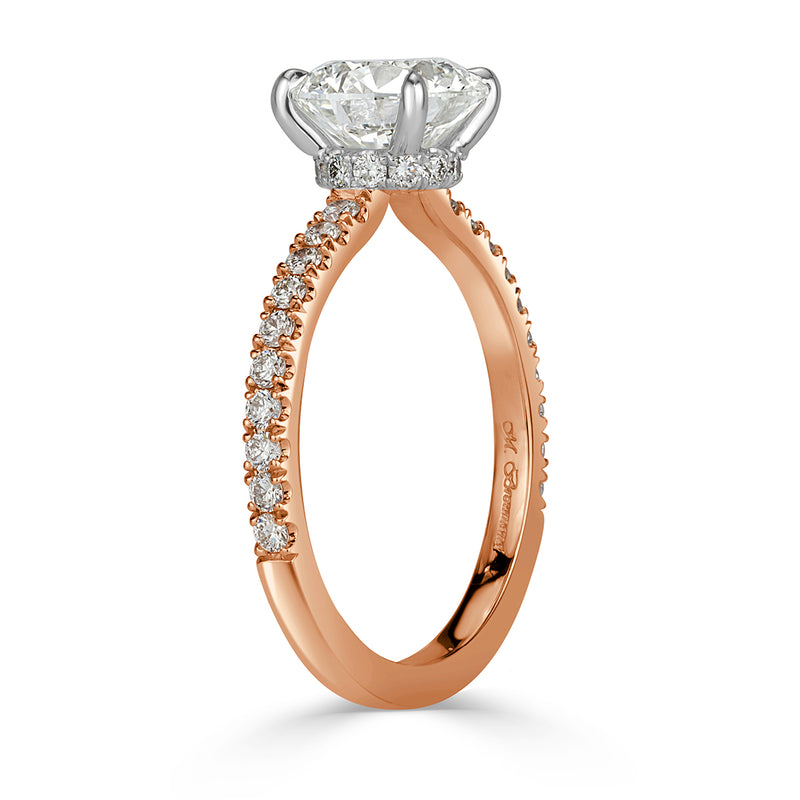2.08ct Round Brilliant Cut Diamond Engagement Ring