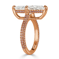 3.28ct Marquise Cut Diamond Engagement Ring