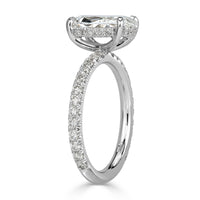 2.67ct Oval Cut Diamond Engagement Ring