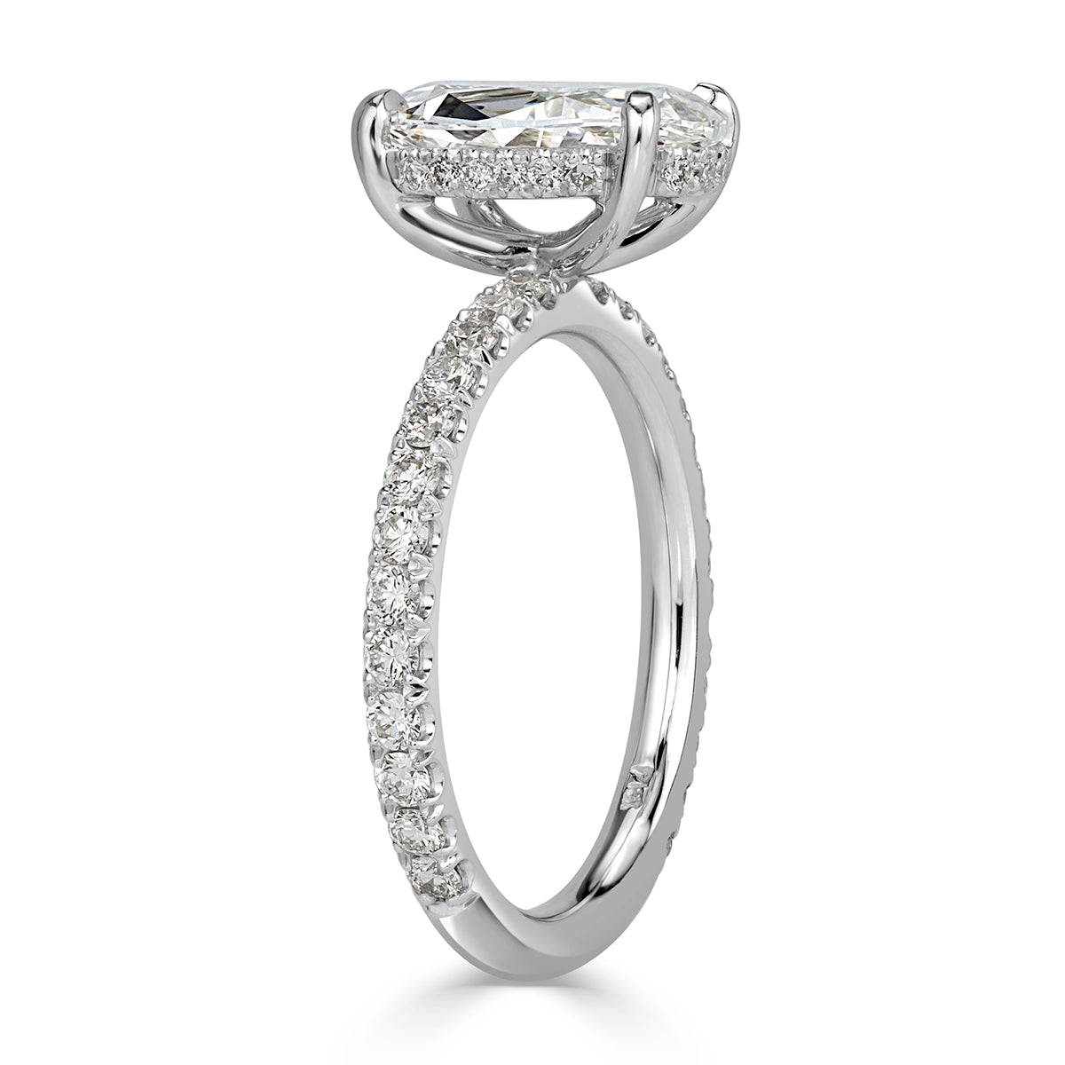 2.67ct Oval Cut Diamond Engagement Ring