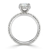 2.67ct Oval Cut Diamond Engagement Ring