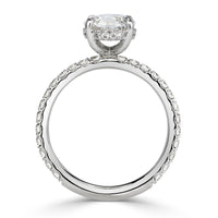 2.67ct Oval Cut Diamond Engagement Ring